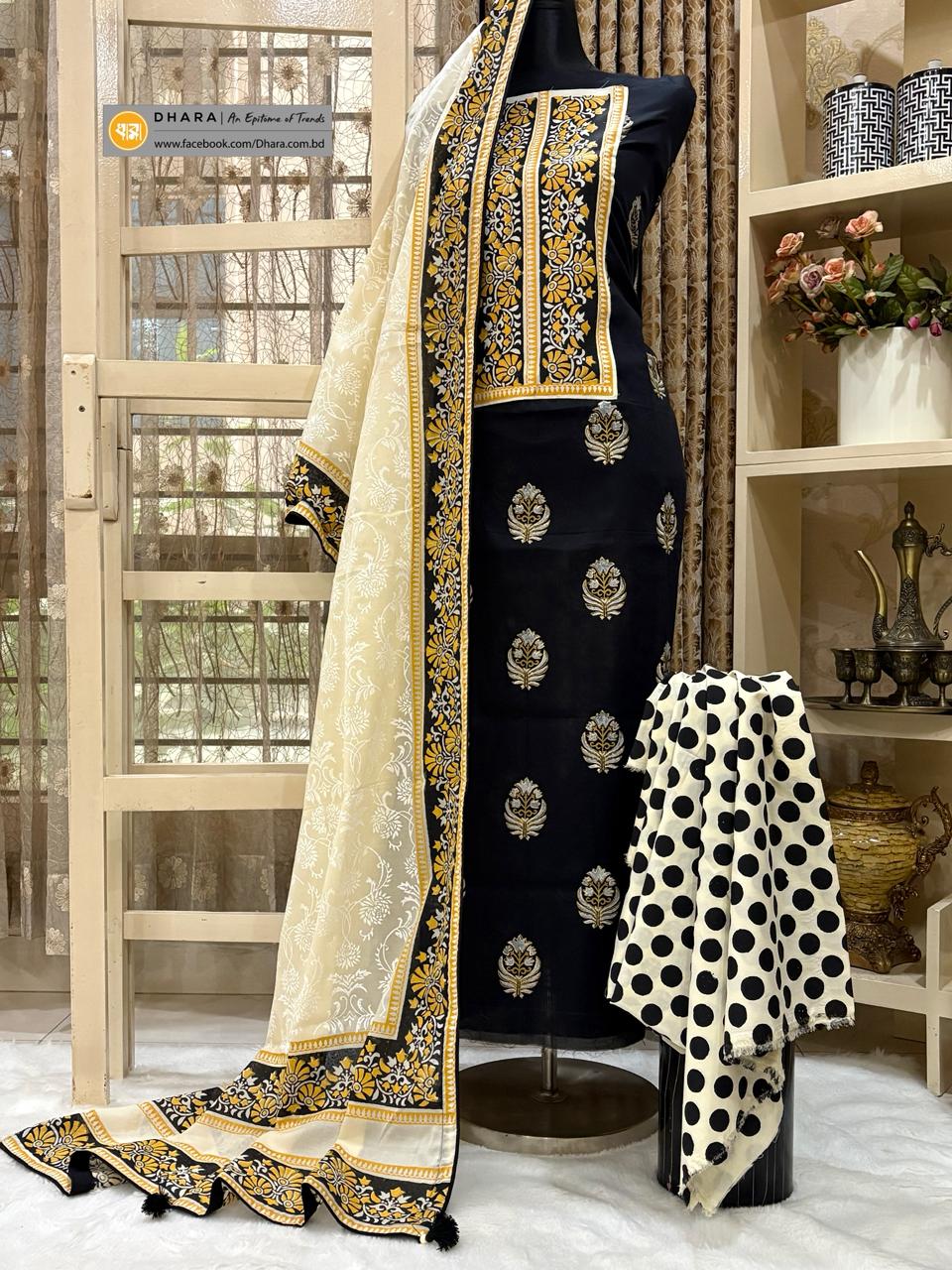 (Unstitched) Three Pieces 44